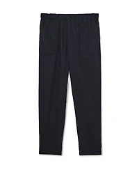 Reiss Men's Snap Flat-Front Tapered Stretch Cotton-Blend Pants