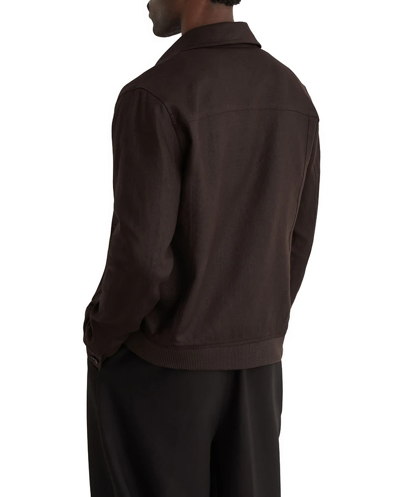 Reiss Men's Adam Linen Four-Pocket Jacket