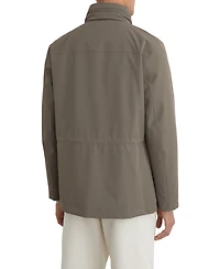 Reiss Men's Glick Hooded Removable Gilet Four-Pocket Jacket