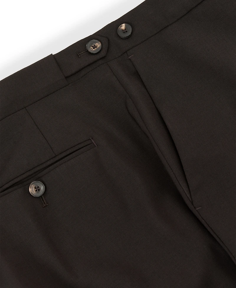Reiss Men's Dream Side-Adjuster Tailored-Fit Wool-Blend Pants