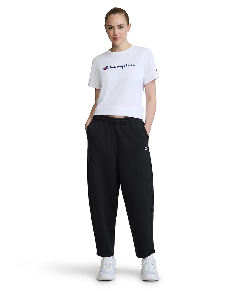 Champion Women's Barrel-Leg Fleece Pant
