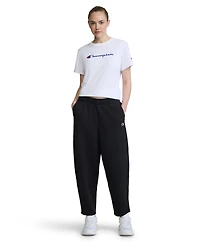 Champion Women's Barrel-Leg Fleece Pant