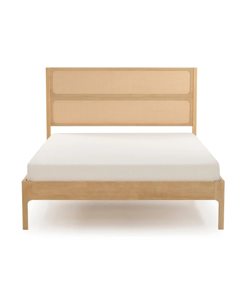 Max & Lily Elio/Rattan Queen Single Bed