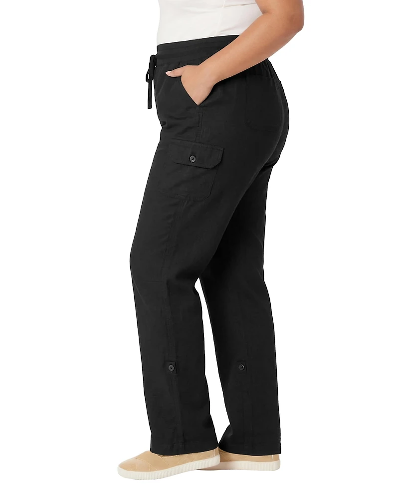 Woman Within Women's Convertible Length Cargo Pant/Capri