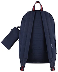 Polo Ralph Lauren Big Boys Backpack, Lunch Box and Pencil Case Combo Set, 3 Piece