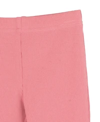 Rare Editions Baby Girls' Dog Top with Plaid Ruffle and Rib Knit Leggings, 2-Piece Set