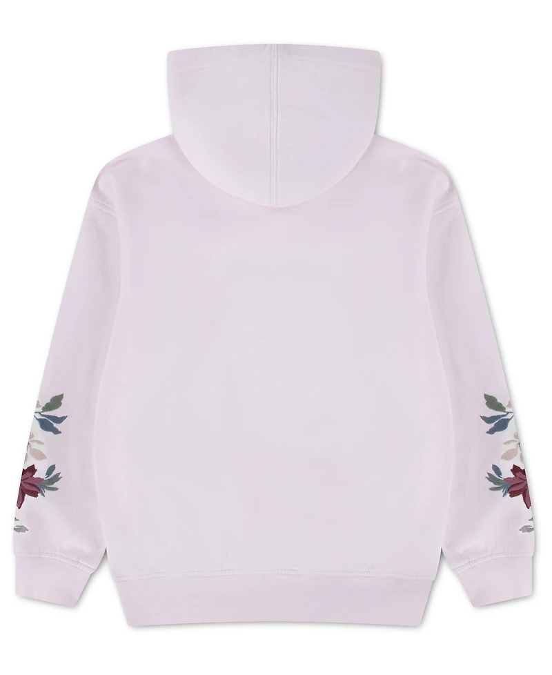 abercrombie kids Girls' 5-16 Embroidered Legging Friendly Hoodie
