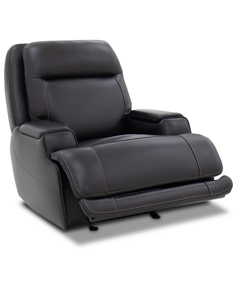 Atlas 41" Leather Triple Power Zero Gravity Recliner, Macy's Exclusive