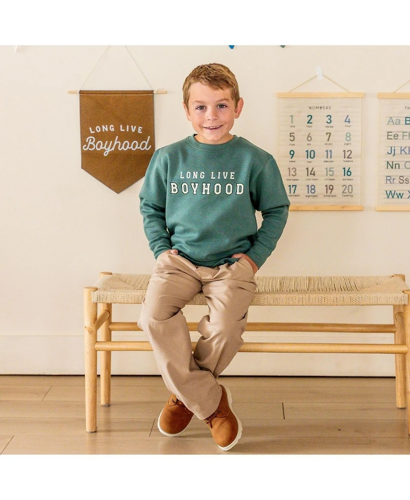 Sweet Wink Big Boys Long Live Boyhood Sweatshirt