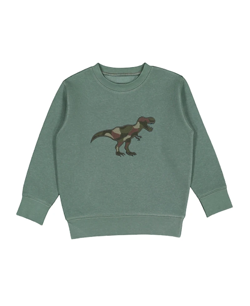 Sweet Wink Big Boys Camo Dino Patch Sweatshirt