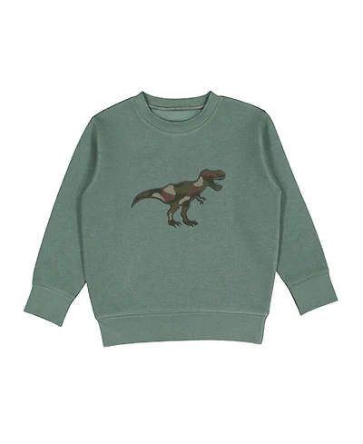 Sweet Wink Big Boys Camo Dino Patch Sweatshirt