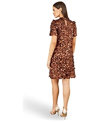 Yumi Women's Big Sequin Tunic Dress