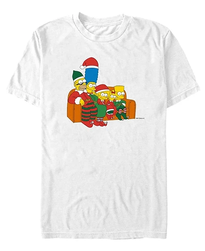 Fifth Sun Men's Christmas Couch Graphic T-Shirt
