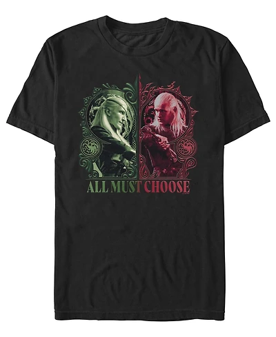 Fifth Sun Men's House of the Dragon Daemon Aemond Graphic Regular-Fit T-Shirt