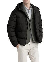 Level 7 Men's Office-Leisure Collection Lightweight Rain Pro Puff Parka