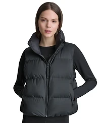 Dkny Sport Women's Mock Neck Puffer Vest