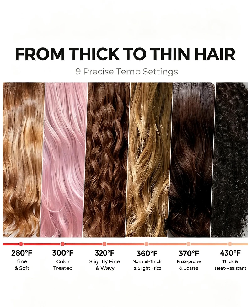 Tymo Beauty 2 in 1 Hair Curler and Straightener