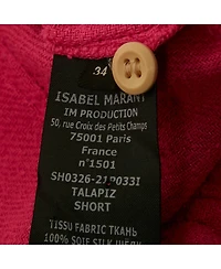 Pre-Owned Isabel Marant Women's Silk Gauze Frayed Talapiz Shorts
