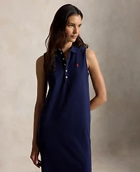 Polo Ralph Lauren Women's Stretch-Cotton Sleeveless Dress