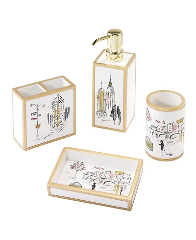 Nicole Miller City Girl 4-Piece Bath Accessory Set