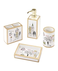 Nicole Miller City Girl 4-Piece Bath Accessory Set