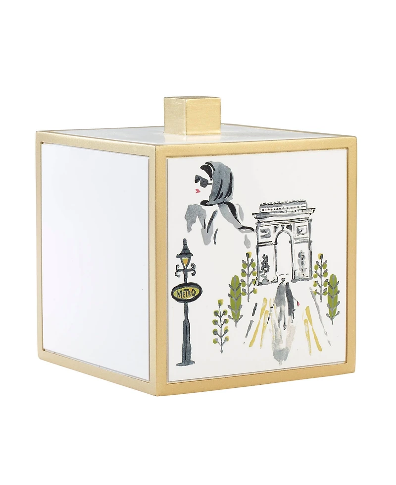 Nicole Miller City Girl 5.75" Decorative Covered Jar