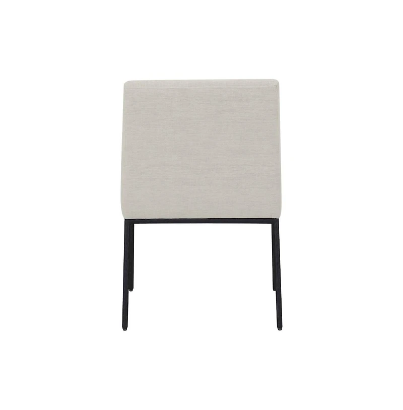 Meridian Furniture Reeves chenille Fabric Dining Chair, Set of 2