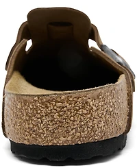 Birkenstock Boston Soft Footbed Suede Clogs from Finish Line