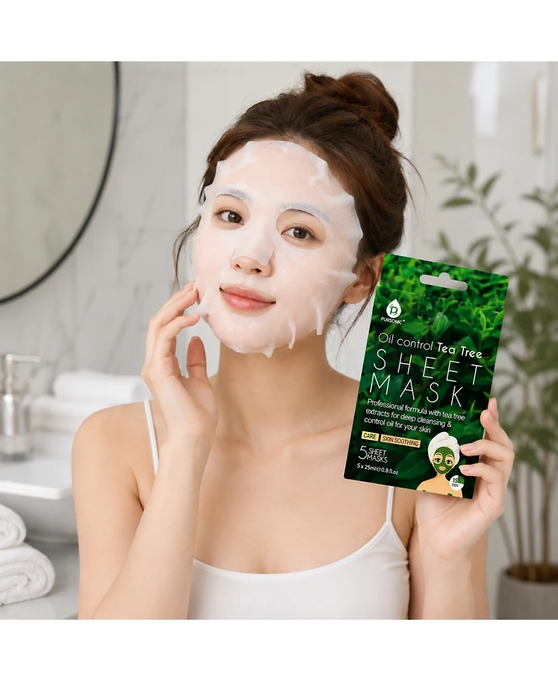 Pursonic Acne Care & Hydration Essentials Bundle – Hydrocolloid Pimple Patches & Multi-Mask Sheet Collection