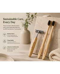 Pursonic Eco Friendly Razor & Toothbrushes Combo Pack