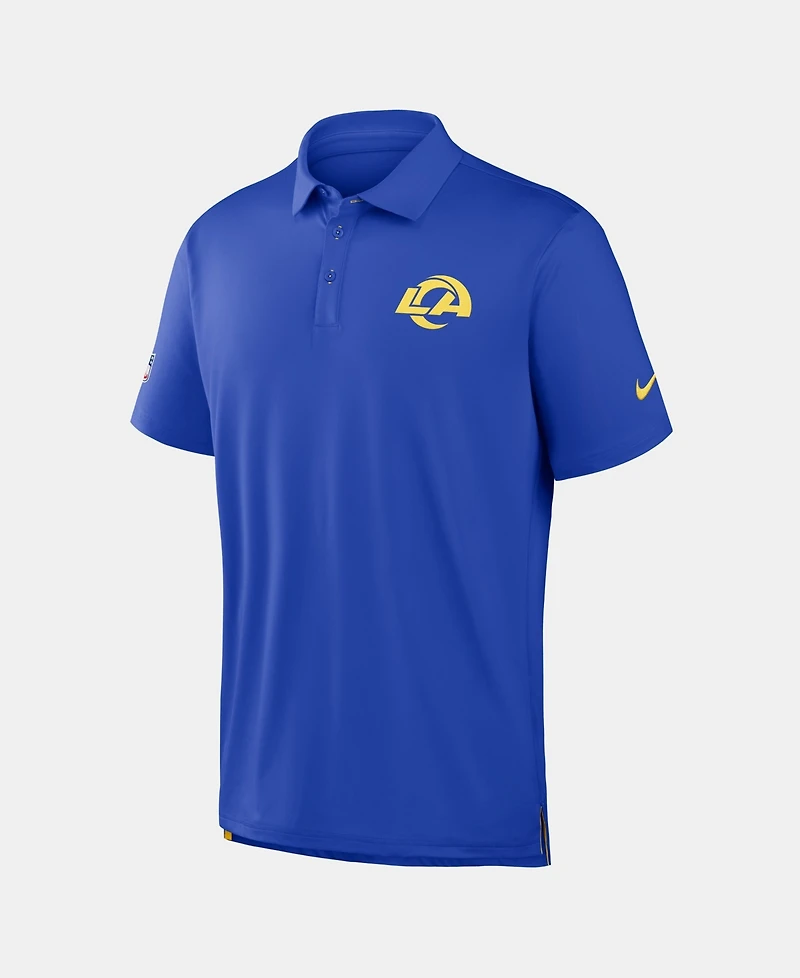 Nike Men's Los Angeles Rams Tour Dri-fit Classic Fit Polo Shirt
