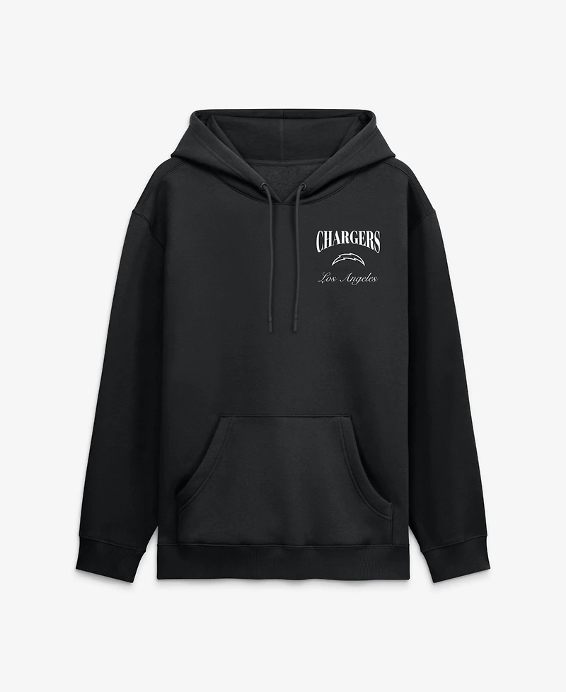 Fanatics Men's Los Angeles Chargers Nightfall Hooded Fleece Relaxed-Fit Pullover Hoodie