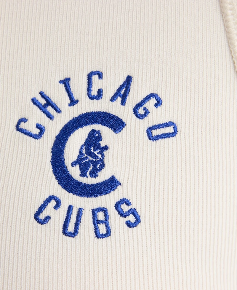Fanatics Women's Chicago Cubs Iconic Ribbed Knit Cropped Tank Top