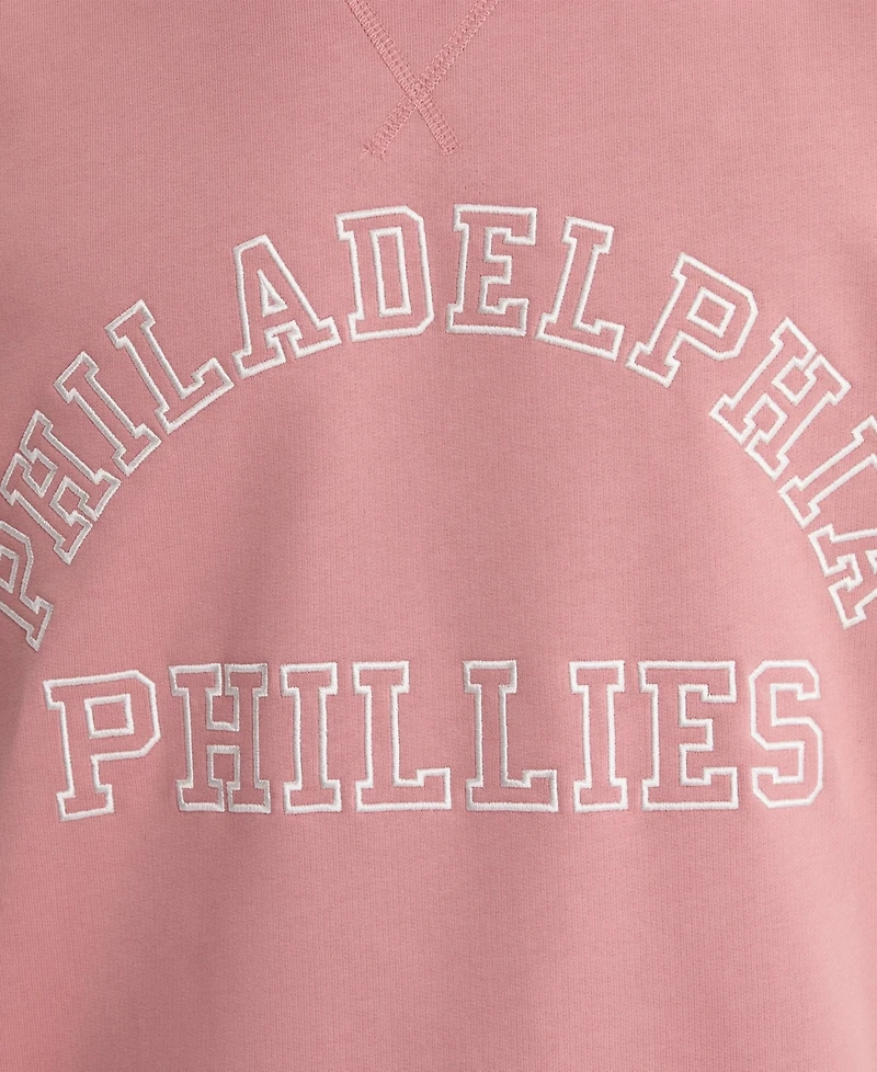 Fanatics Men's Philadelphia Phillies Iconic Terry Relaxed-Fit Crewneck Sweatshirt