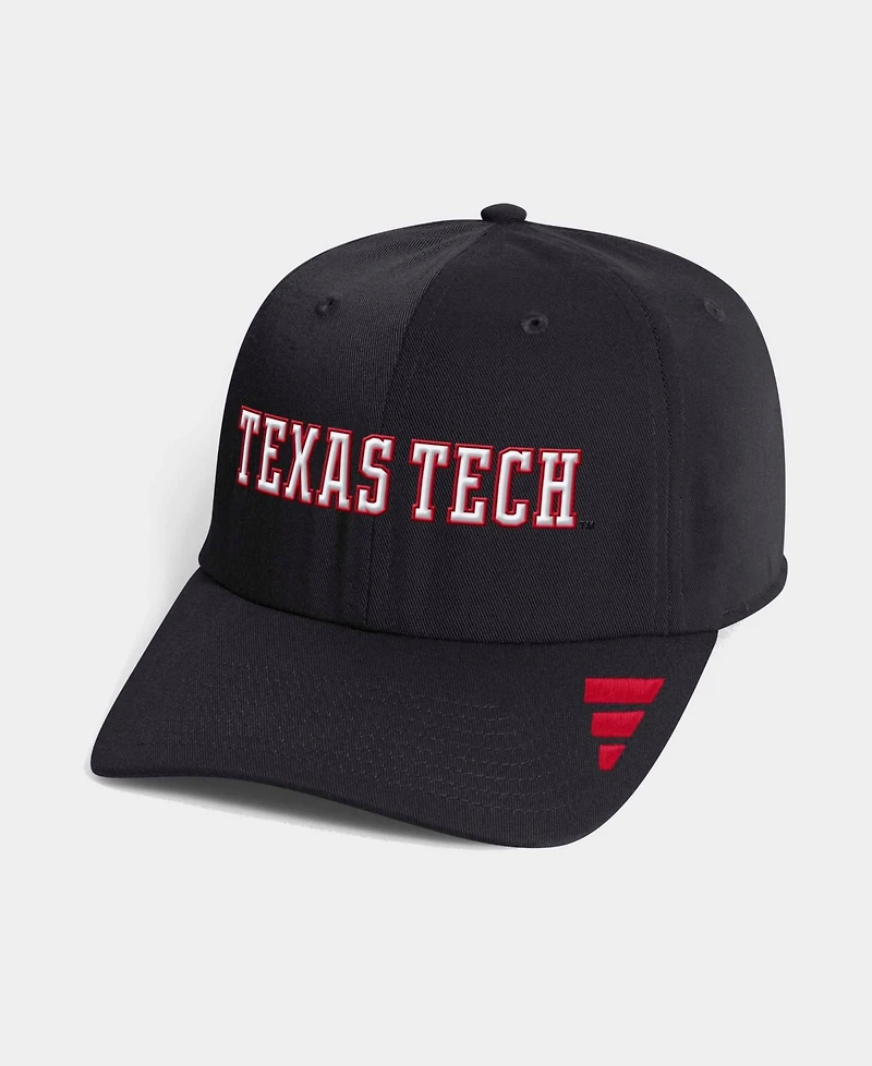 Adidas Men's Texas Tech Red Raiders Six-Panel Low-Crown Adjustable Baseball Cap