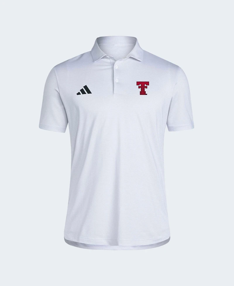 adidas Men's Texas Tech Red Raiders Ultimate365 Stripe Polo Shirt