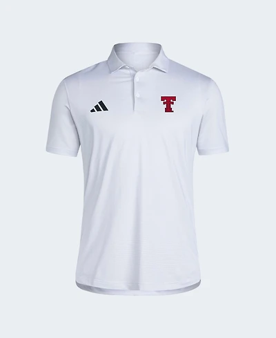 adidas Men's Texas Tech Red Raiders Ultimate365 Stripe Polo Shirt