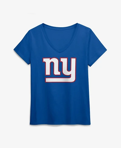 Logo Athletic Women's New York Giants Primary V-Neck T-Shirt