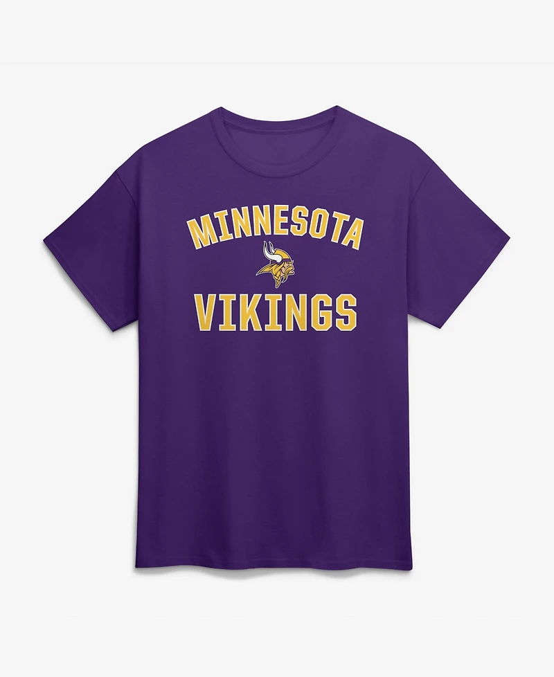 Logo Athletic Men's Minnesota Vikings Arch Victory Screen-printed T-Shirt