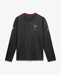 Nike Men's Atlanta Falcons Sideline Coaches Long Sleeve Shirt