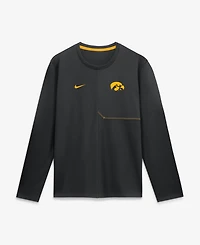 Nike Men's Iowa Hawkeyes Sideline Coaches Long-Sleeve T-Shirt