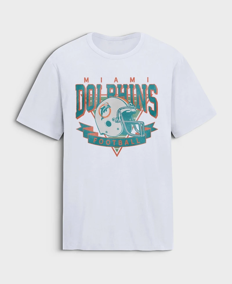Fanatics Men's Miami Dolphins Old Fashion Rushing Graphic T-Shirt