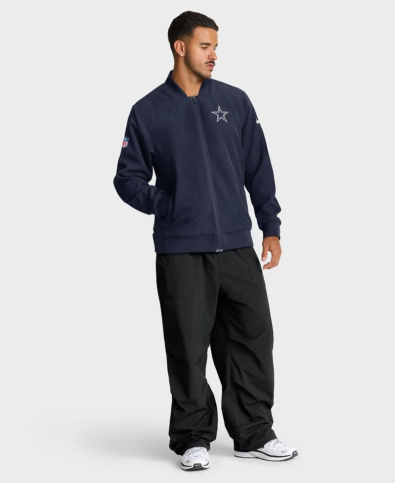 Nike Men's Dallas Cowboys Sideline Full-Zip Bomber Jacket