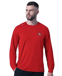 Msx by Michael Strahan Men's San Francisco 49ers Forward Modified Raglan Long-Sleeve T-Shirt