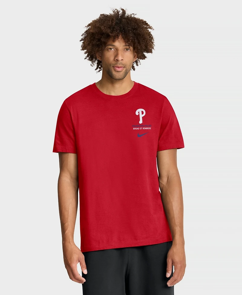 Nike Men's Philadelphia Phillies Primetime Inning Crewneck Short-Sleeve T-Shirt