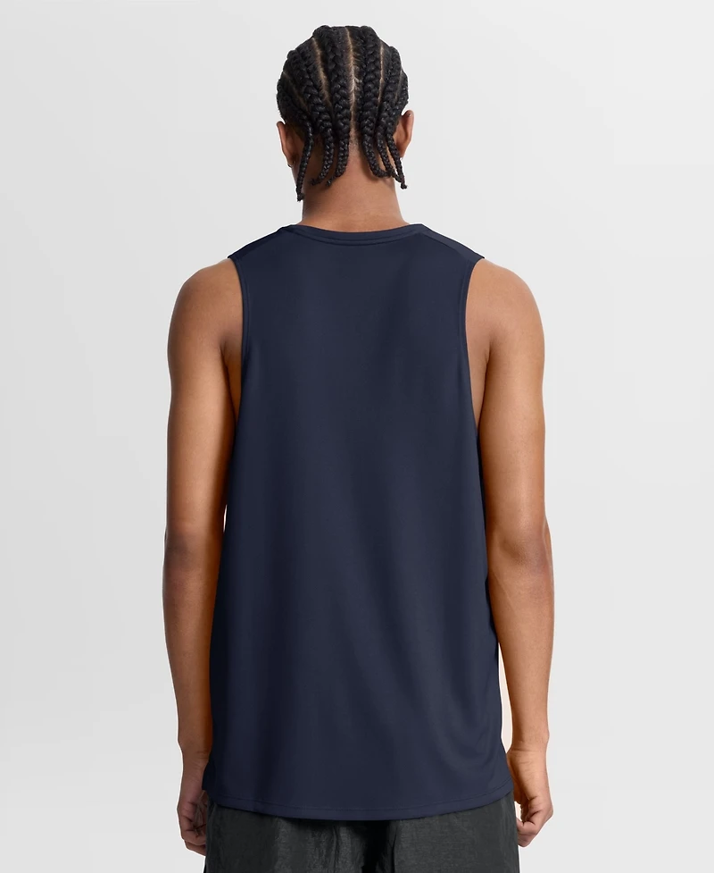 Nike Men's Dallas Cowboys Kickoff Miler Dri-fit Crewneck Tank Top