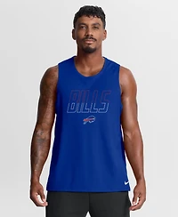 Nike Men's Buffalo Bills Kickoff Miler Crewneck Tank Top
