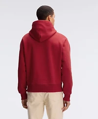 Fanatics Men's Washington Commanders IconicFleece Flocked Classic-Fit Heavyweight Fleece Hoodie