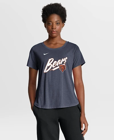 Nike Women's Primetime Screen-Print Tri-Blend T-Shirt