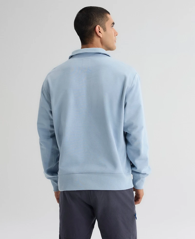 Fanatics Men's Los Angeles Dodgers Relaxed-Fit Quarter-Zip Kangaroo Pocket Sweatshirt